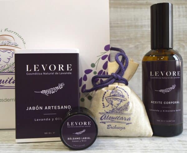 Pack de productos de lavanda